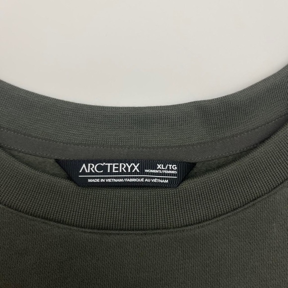 Arc’teryx Word Crew Sweatshirt Moonshadow Women’s Small size - Picture 6 of 7
